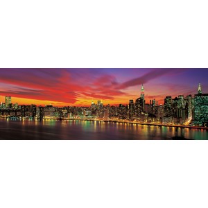 Richard Berenholtz - Sunset Over New York (detail)