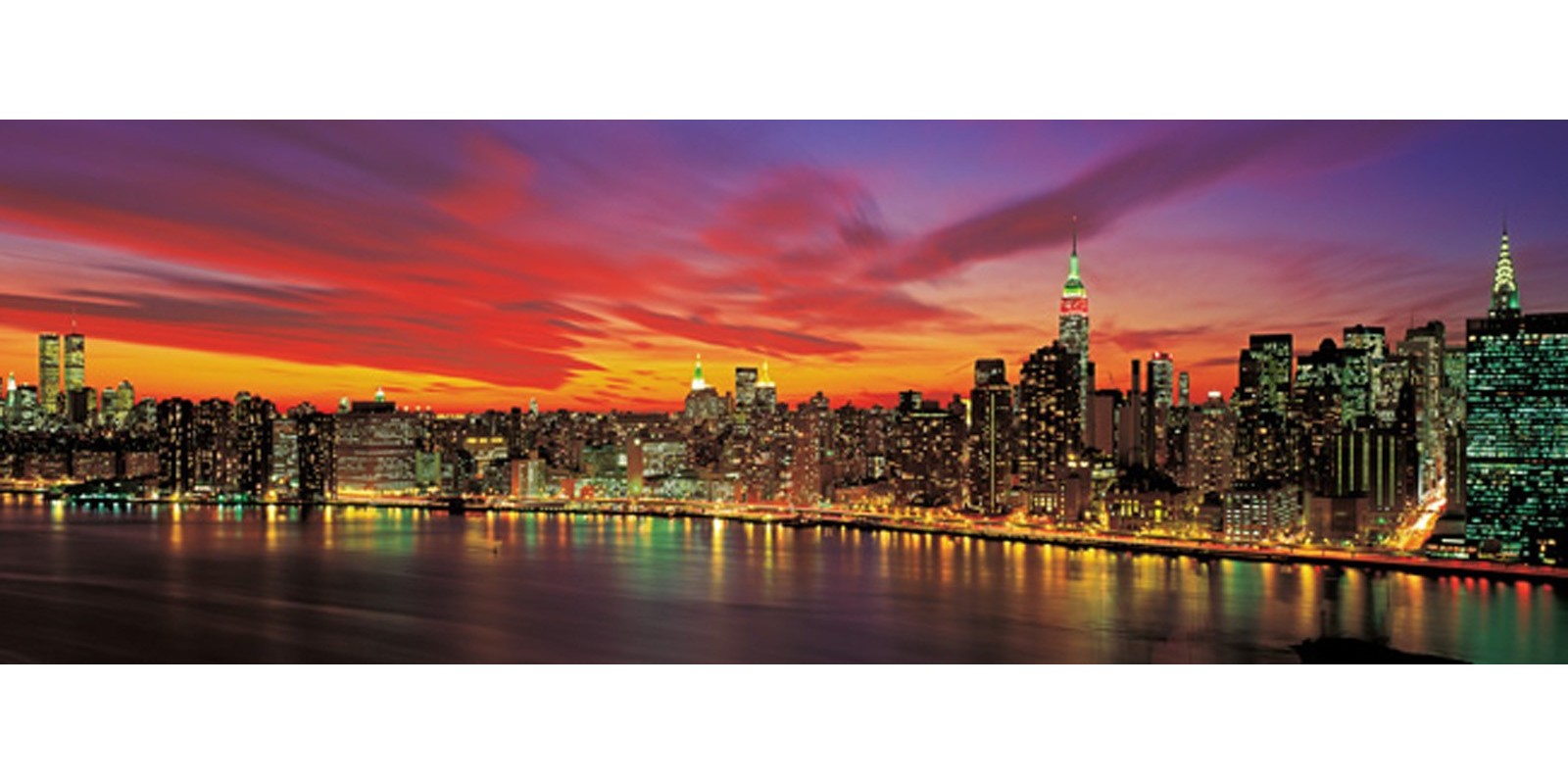 Richard Berenholtz - Sunset Over New York (detail)