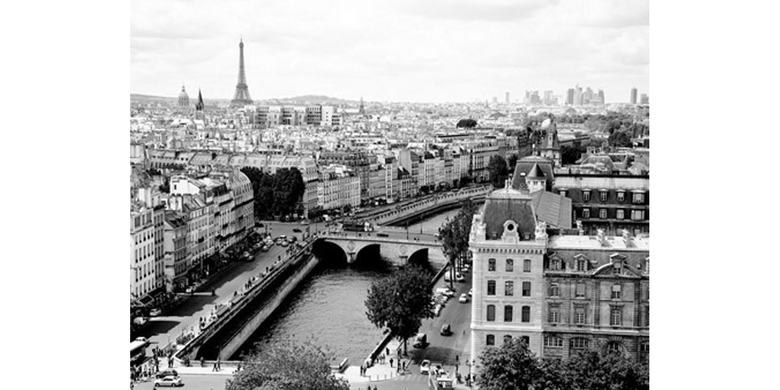 Vadim Ratsenskiy - View of Paris and Seine river