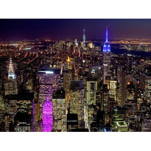 Richard Berenholtz - Midtown and Lower Manhattan at night