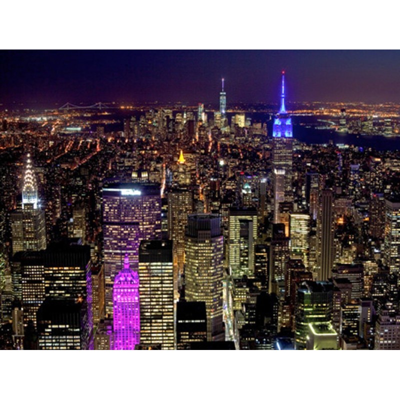 Richard Berenholtz - Midtown and Lower Manhattan at night