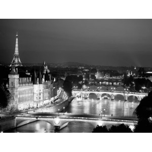 Michel Setboun - Paris and Seine river at night