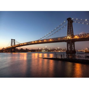 Michel Setboun - Queensboro Bridge and Manhattan from Brooklyn, NYC