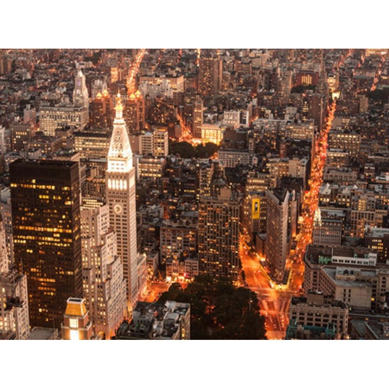 Michel Setboun - Aerial view of Manhattan with Flatiron Building, NYC