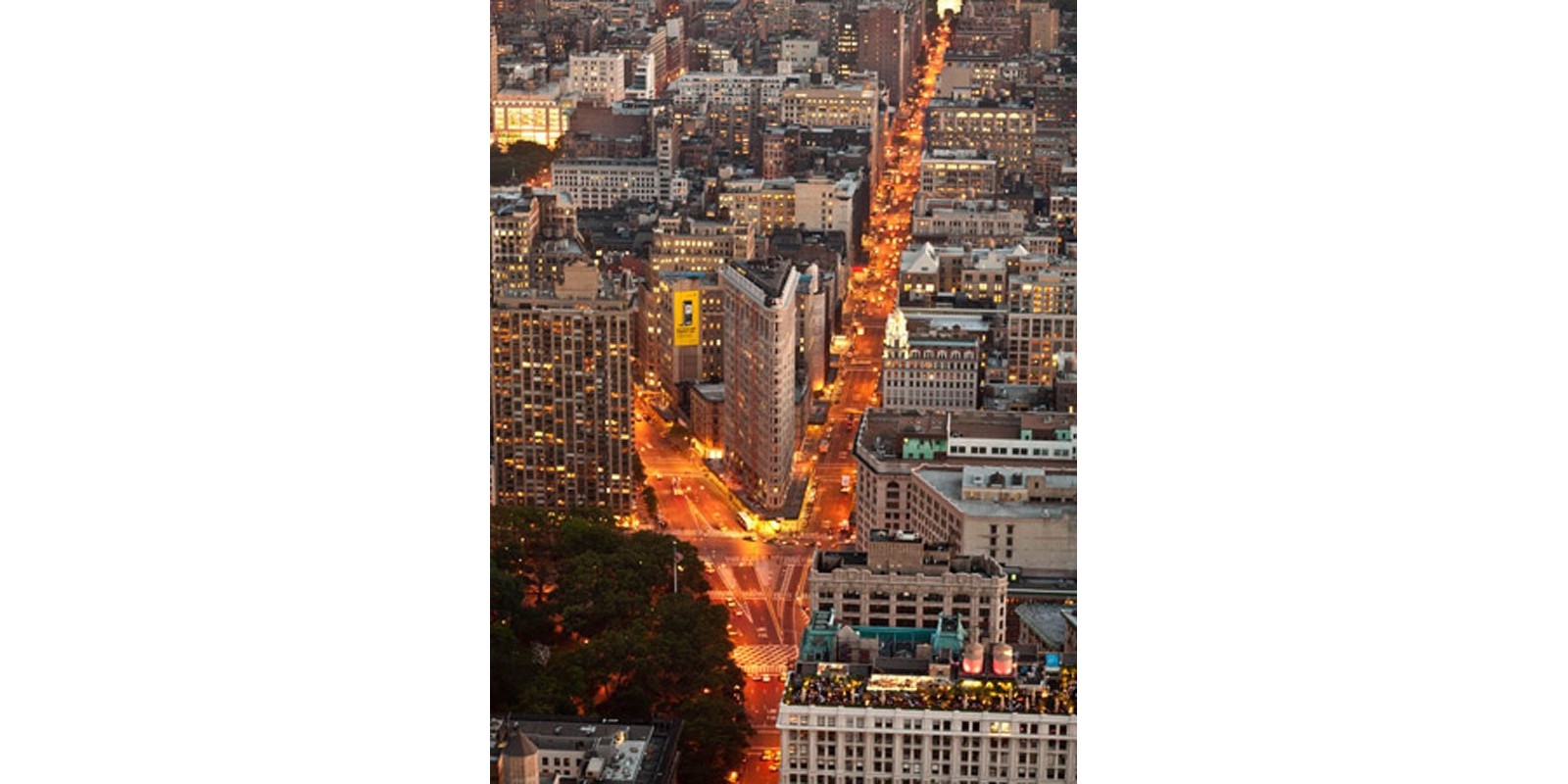 Michel Setboun - Aerial view of Flatiron Building, NYC