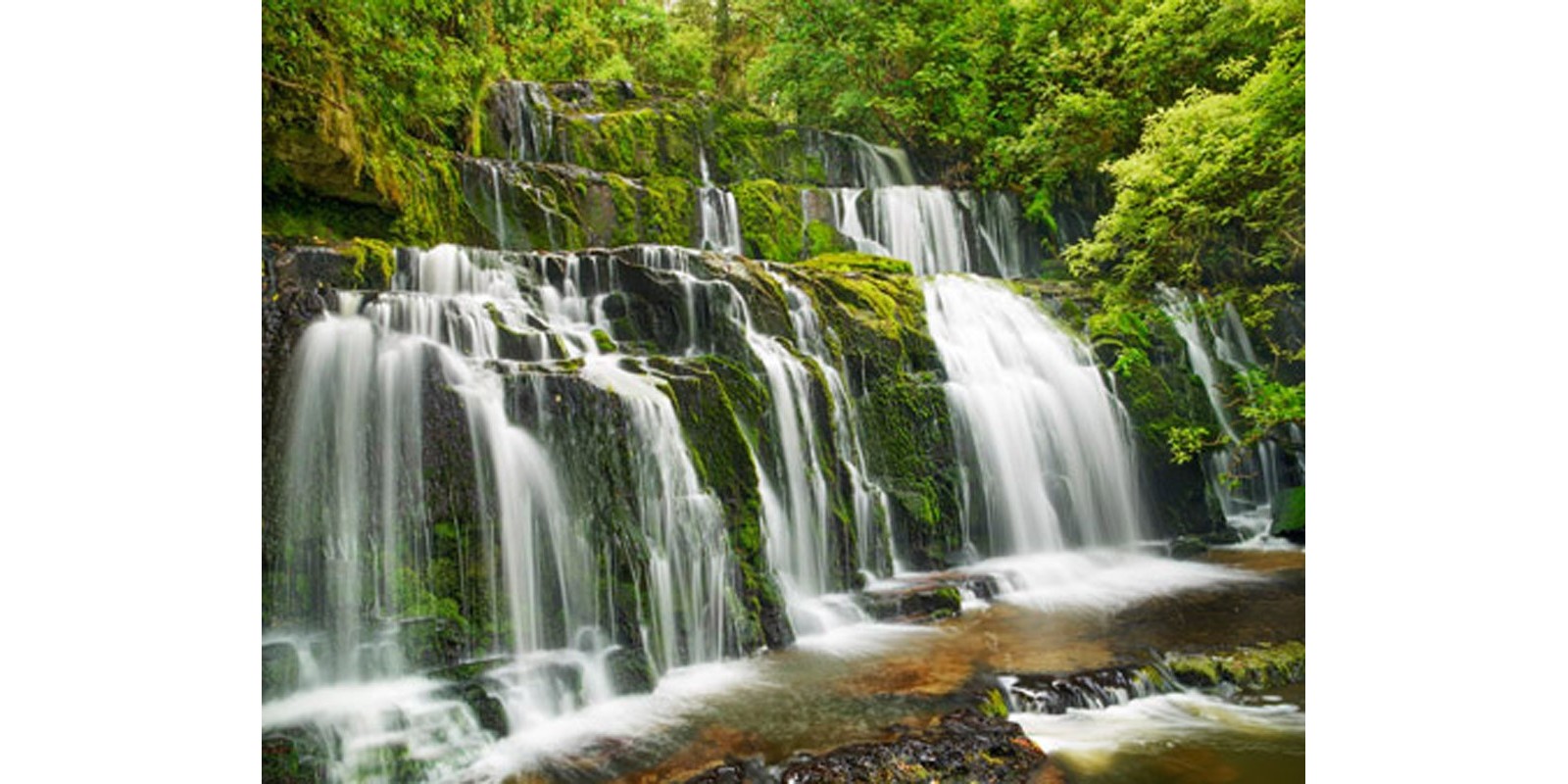 Frank Krahmer - Waterfall Purakaunui Falls, New Zealand