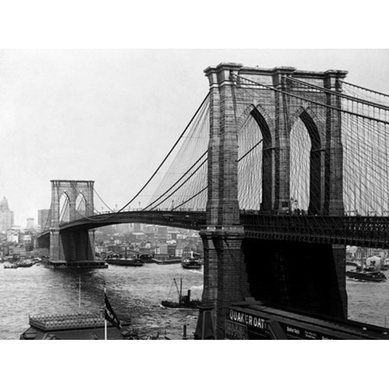 A. Loeffler - Brooklyn Bridge, New York, 1900