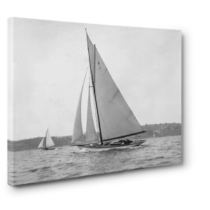 Anonymous - Victorian sloop on Sydney Harbour, 1930