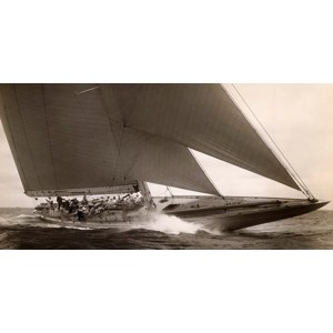 Edwin Levick - J Class Sailboat, 1934 (detail)