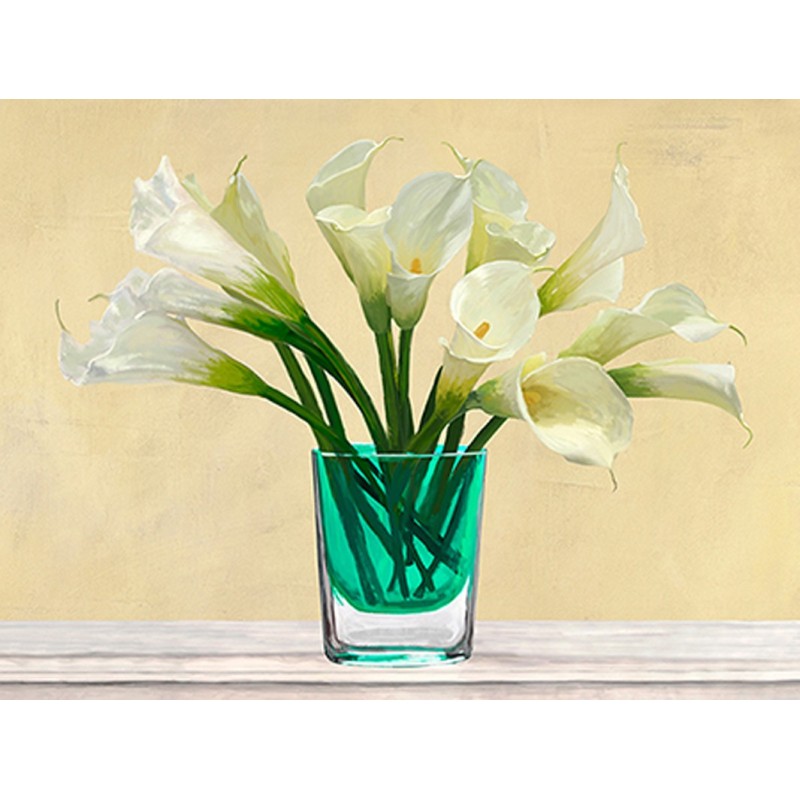 Andrea Antinori - White Callas in a Glass Vase