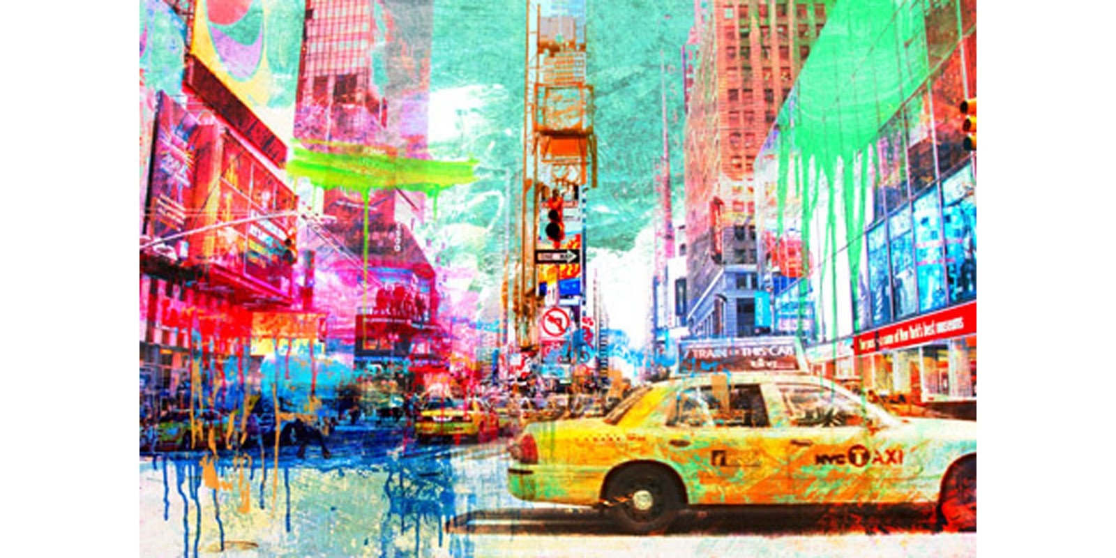 Eric Chestier - Taxis in Times Square 2.0