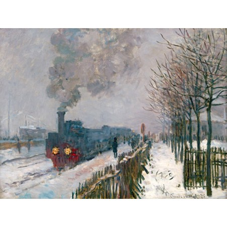 Claude Monet - Le train dans la neige