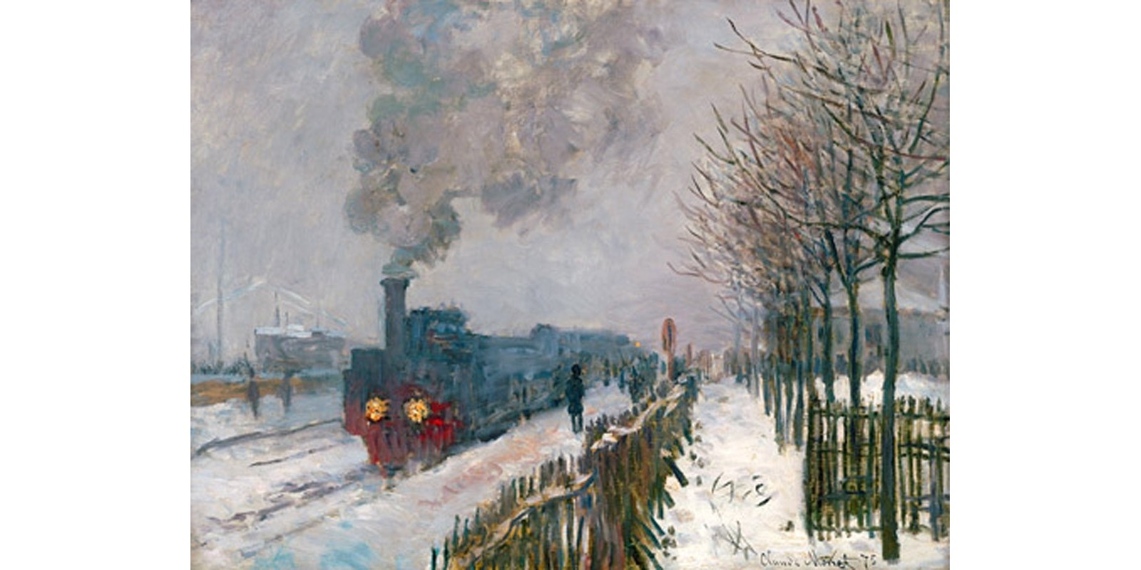 Claude Monet - Le train dans la neige