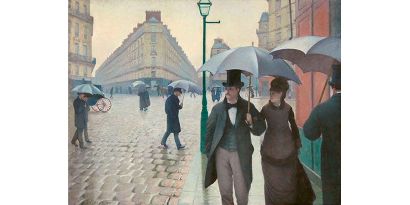 Gustave Caillebotte - Paris Street, rainy day