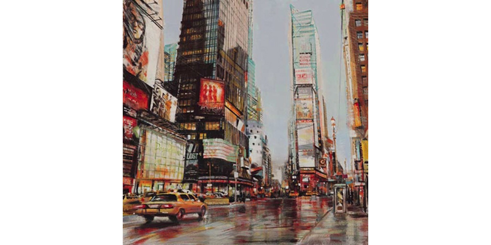 John B. Mannarini - Taxi in Times Square
