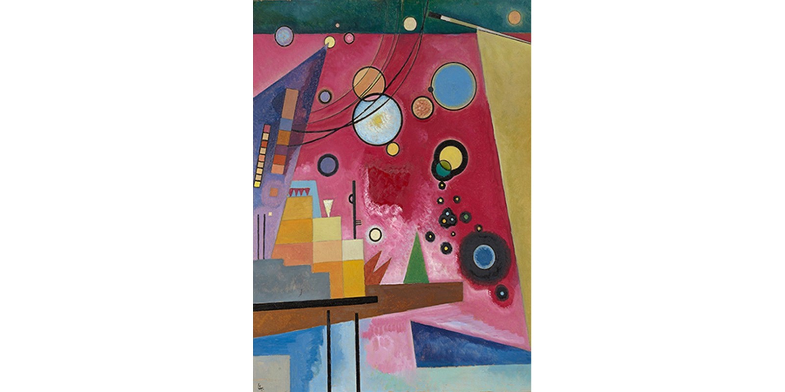 Wassily Kandinsky - Schweres Rot (detail)