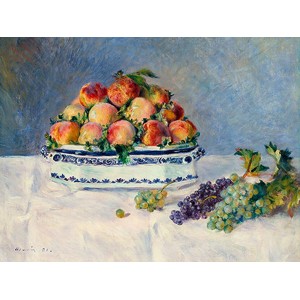 Renoir Pierre Auguste - Still Life with Peaches and Grapes