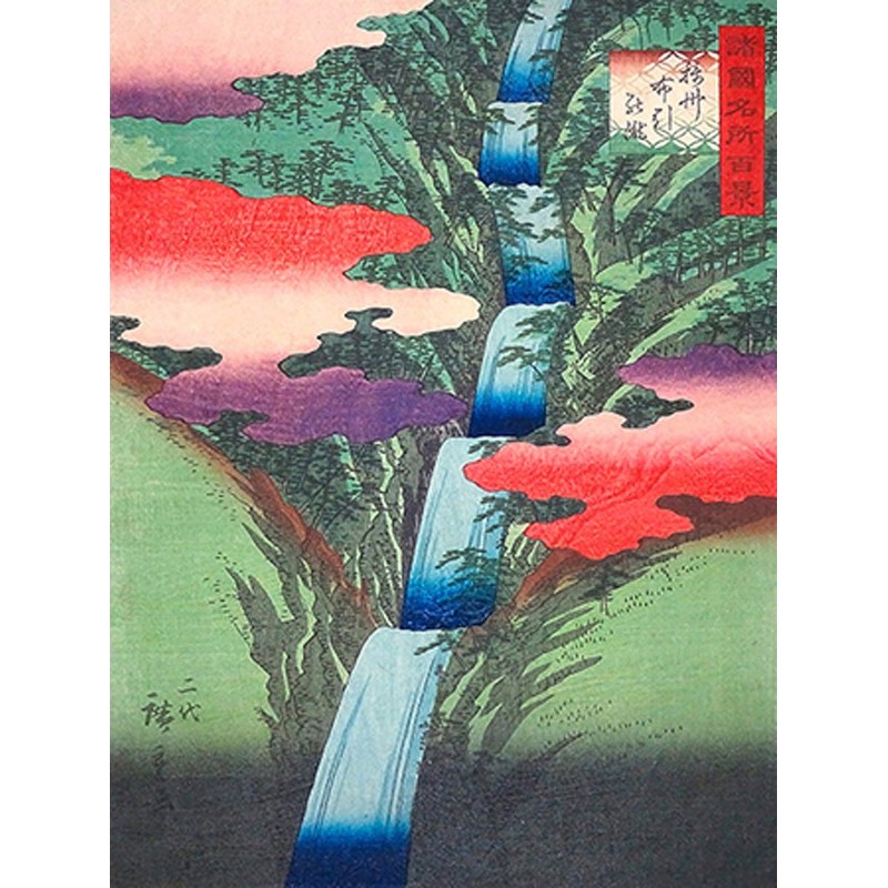 Ando Hiroshige - The Nunobiki Waterfall in Settsu Province