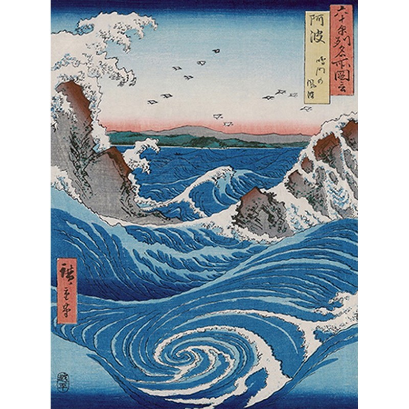 Ando Hiroshige - Naruto Whirlpools, Awa Province