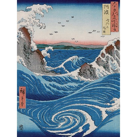 Ando Hiroshige - Naruto Whirlpools, Awa Province