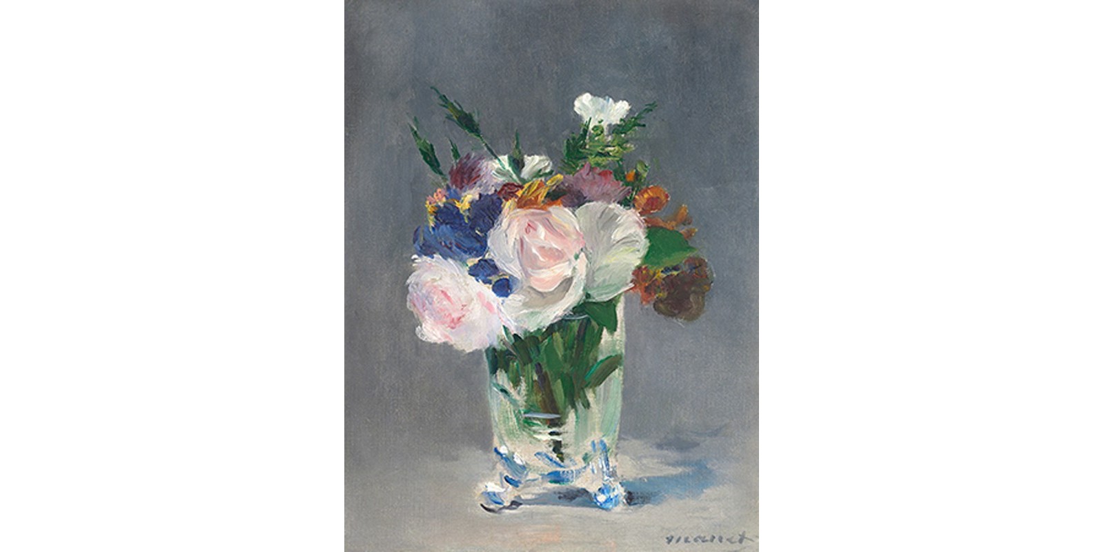 Edouard Manet - Flowers in a Crystal Vase