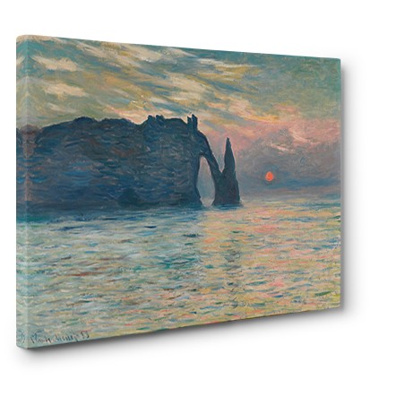 Claude Monet - Sunrise at Etretat