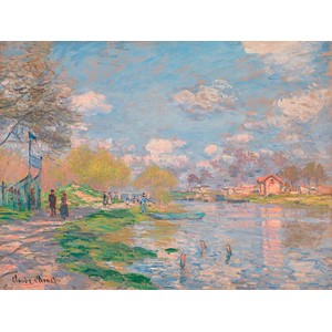 Claude Monet - Spring by the Seine