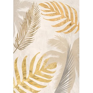 Eve C. Grant - Palm Leaves Gold III