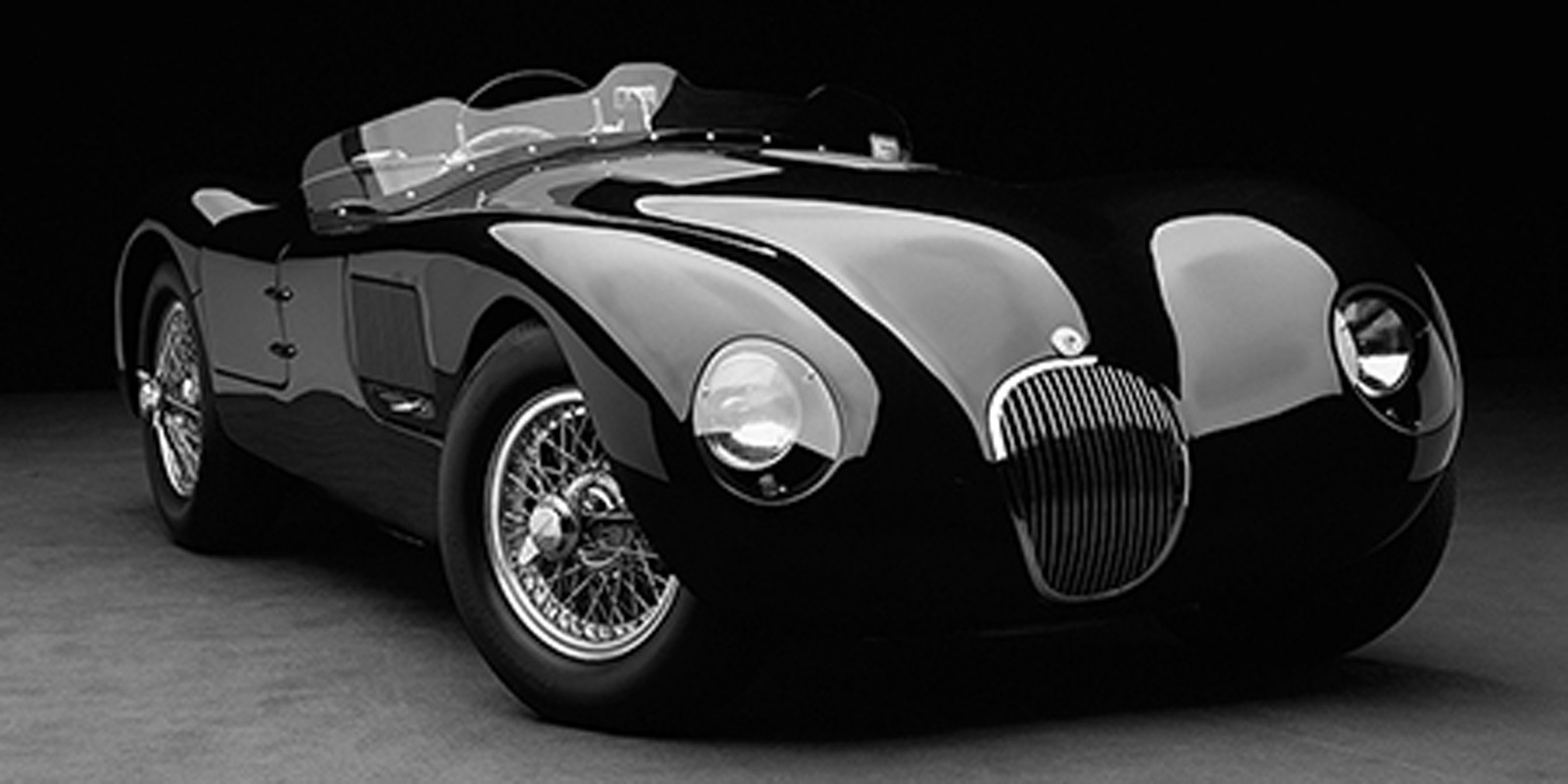 Don Heiny - 1951 Jaguar C-Type (BW)