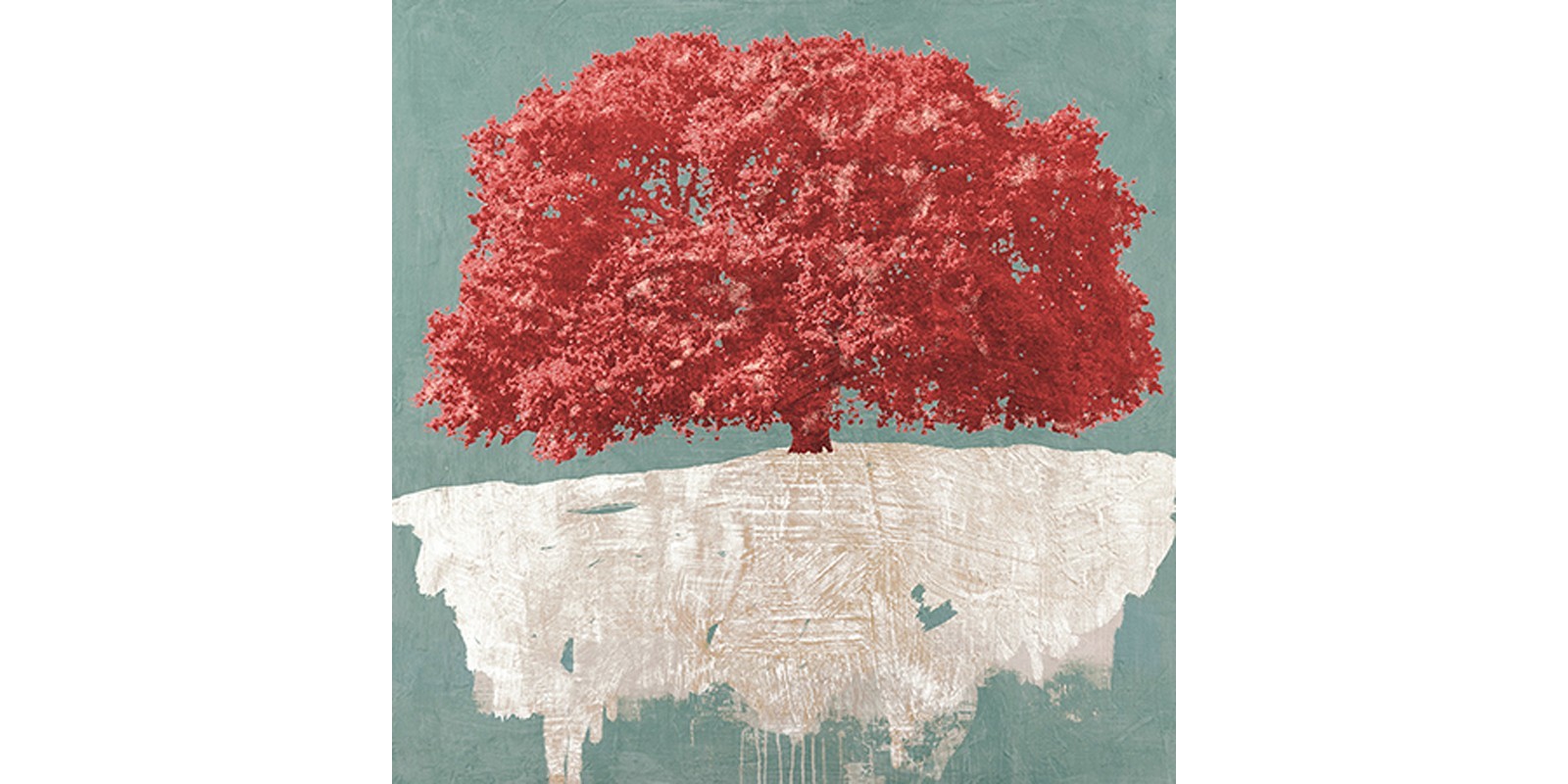 Alessio Aprile - Red Tree on Aqua