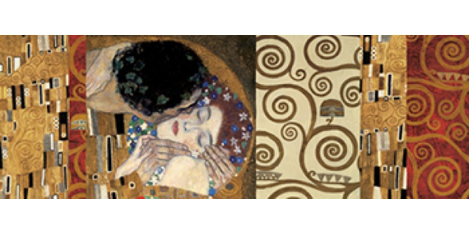 Gustav Klimt - Klimt Deco (The kiss)