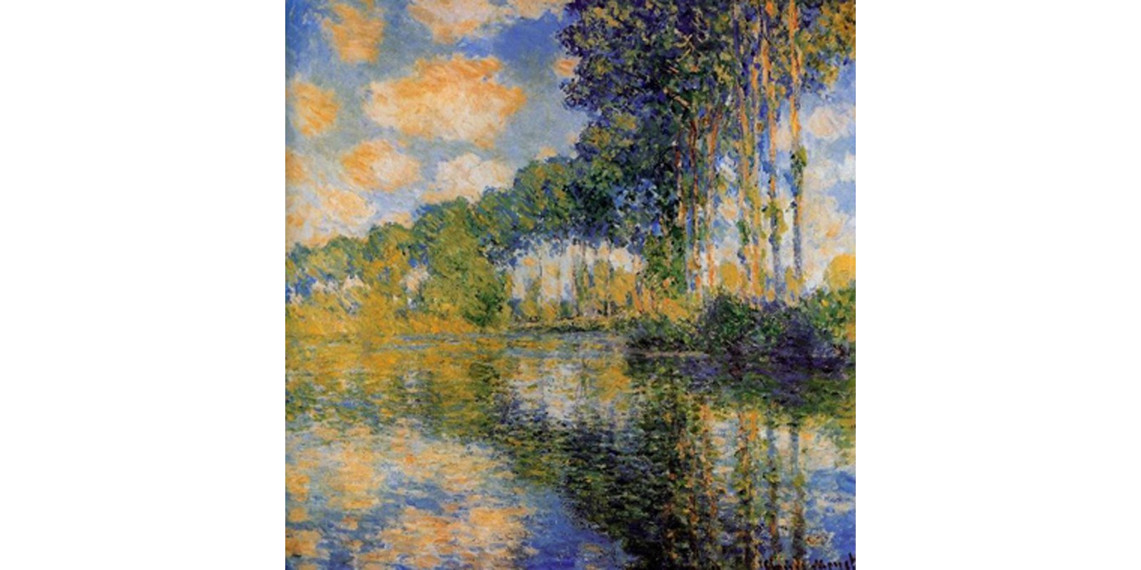 Claude Monet - Pioppi sulla riva dell' Epte