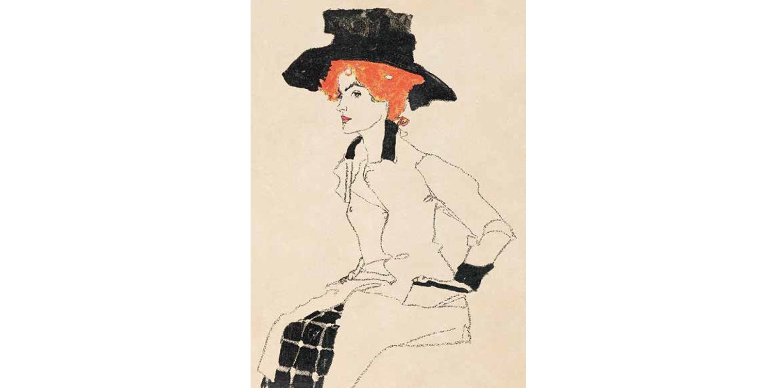Egon Schiele - Portrait of a Woman