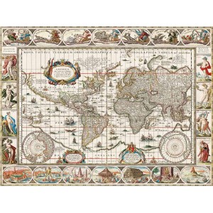 Jan Aertse va n den Ende - Nova totius terrarum orbis geographica ac hydrographica tabula (1635–1649)