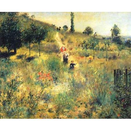Renoir Pierre Auguste - Chemin montant dans les hautes herbes