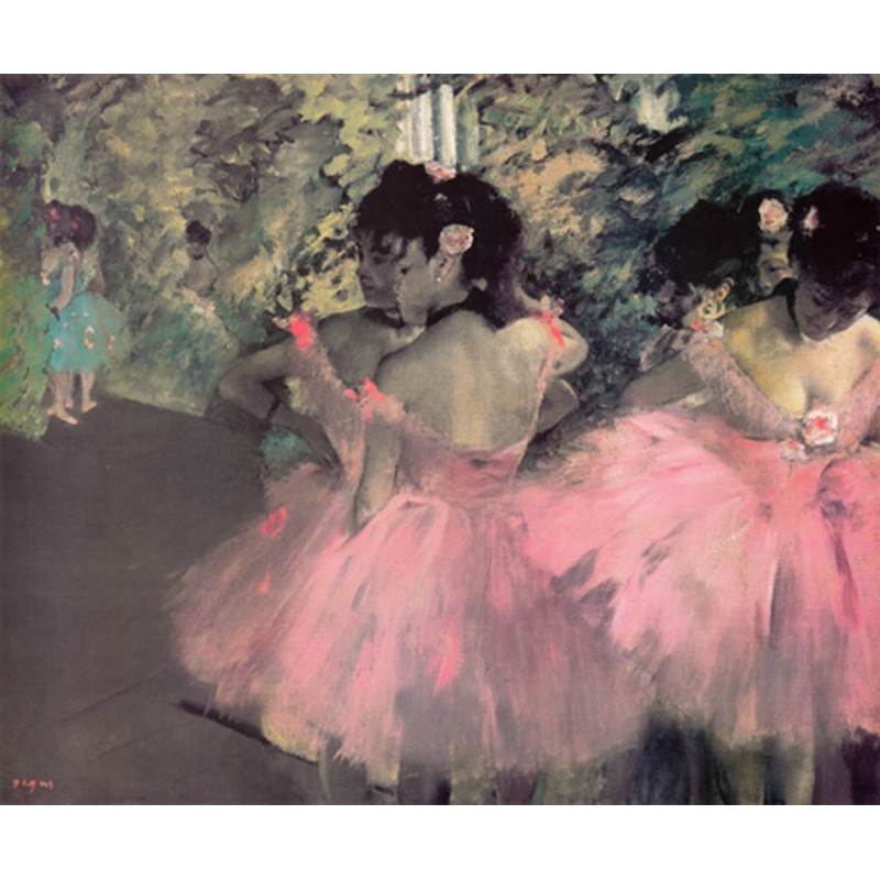 Degas Edgar Germain Hilaire - Ballerine in rosa