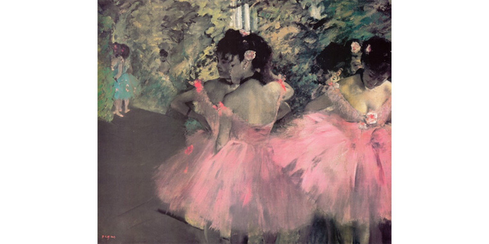Degas Edgar Germain Hilaire - Ballerine in rosa