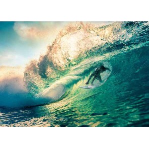 Pangea Images - Surfing at Sunset, Australia