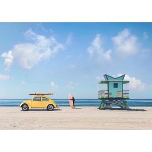Gasoline Images - Waiting for the Waves, Miami Beach
