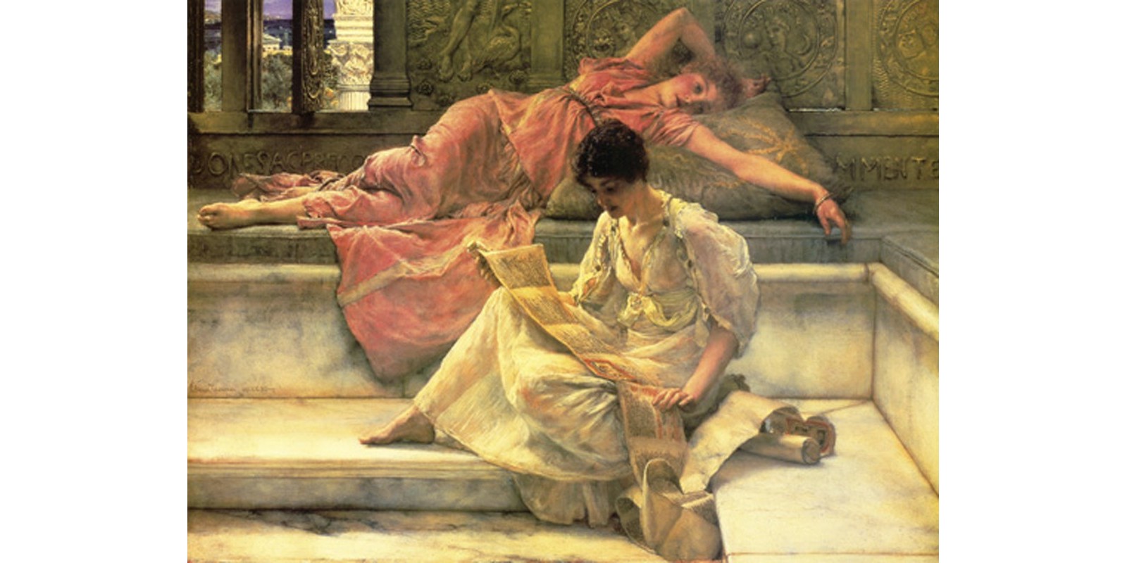 Alma – Tadema Lawrence - The favourite poet