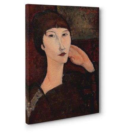 Amedeo Modigliani - Adrienne (woman with bangs)