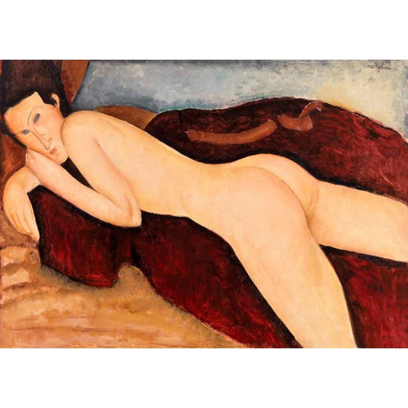Amedeo Modigliani - Reclining Nude from the Back
