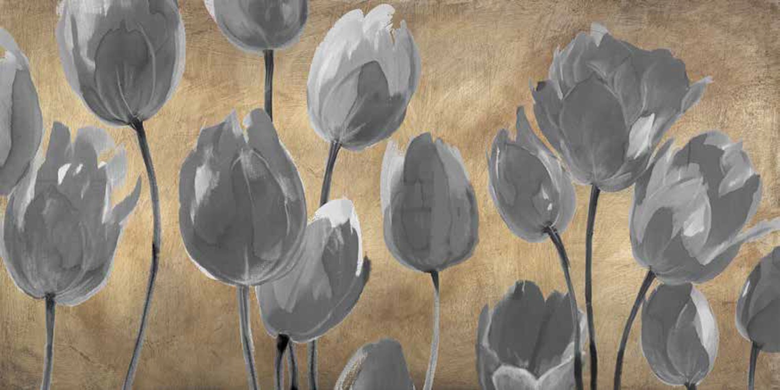 Luca Villa - Grey Tulips