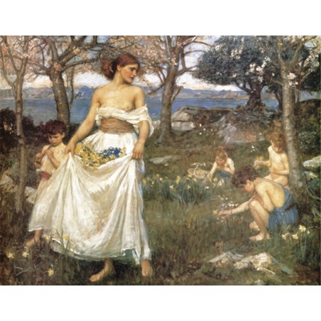Waterhouse John William - A song of springtime