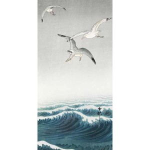 Ohara Koson - Three seagulls