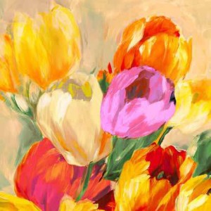 Jim Stone - Colorful Tulips I