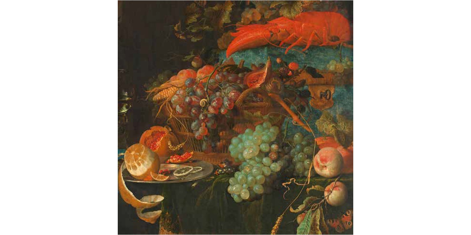 Abraham Mignon - Still Life with Fruit (detail)
