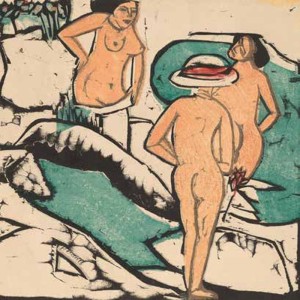 Ernst Ludwig Kirchner - Women Bathing between White Stones