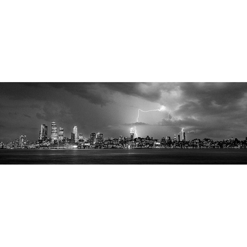 Pangea Images - Storm over New York City (B&W)