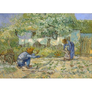 Vincent van Gogh - First Steps, after Millet